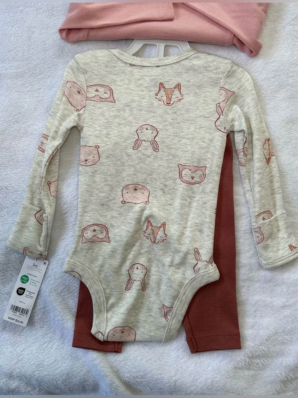 Baby Girl Outfits Bundle Carter’s and Huggies 3 Months NWT